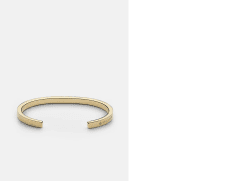 Skultuna Thin SB cuff guldpläterat stål storlek L