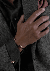 Skultuna Icon armring guldplätterat stål medium