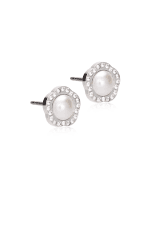 Blomdahl Brilliance fancy pearl 8mm titan