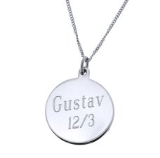 Guldteknik Rondell 13 mm Silver