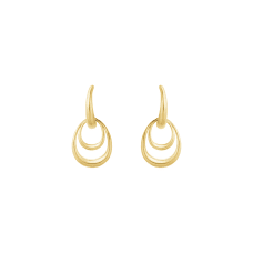 Georg Jensen Offspring örhängen små 18 k YG