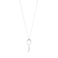 Georg Jensen Mercy swirl halsband silver