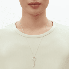 Georg Jensen Mercy swirl halsband silver