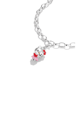 Thomas Sabo Hello Kitty Charm hjärta premiumlegering, finförsilvrad, 