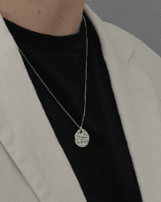 Astrid&Agnes Lori halsband stål