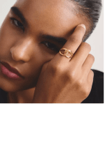 THomas Sabo Together ring med vit zirkonia Premiumlegering, 18k guldpläterad 