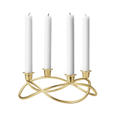 Georg Jensen Season ljusstake i förgyllt stål