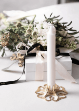 Skultuna The Rose candelholder-brass