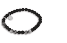 By Billgren Bruno beadarmband svart