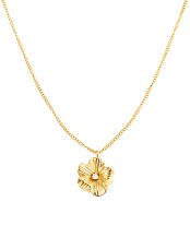 By Jolima Daisy crystal halsband guldpläterat stål