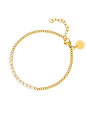 By Jolima Shine armband guldpläterat stål