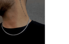 By Billgren Hayes halsband stål 7mm 