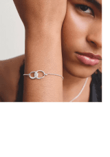 Thomas Sabo Together armband med vit zirkonia återvunnet sterling silver