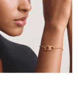 Thomas Sabo Together armband med vit zirkonia Premiumlegering, 18k guldpläterad