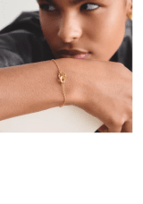 Thomas Sabo Together armband med vit zirkonia Premiumlegering, 18k guldpläterad