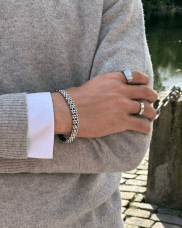 Arock Lewis armband stål