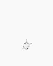 ANI Heart Arrow Charm silver
