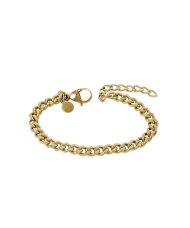 Arock Young Theo armband guldpläterad stål 5mm 14cm+6