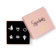 Efva Attling Symbols clips - 6 pack stål