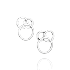 Efva Attling Bubbles örhänge silver