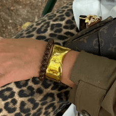By Jolima Cecile pärl armband brun