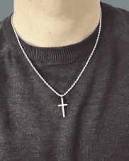 Arock Terry cross halsband stål