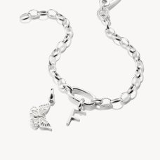 Thomas Sabo Charm hängsmycke bokstav F connect silver