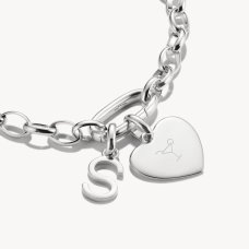 Thomas Sabo Charm hängsmycke bokstav S connect silver