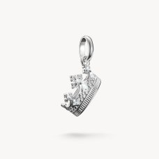 Thomas Sabo Charm hängsmycke krona med stenar connect silver