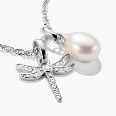Thomas Sabo Charm hängsmycke sötvattenspärla connect silver
