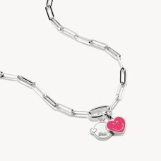 Thomas Sabo CHARM-HÄNGSMYCKE KISS CONNECT SILVER