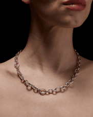 Maria Nilsdotter Charmed chain halsband silver