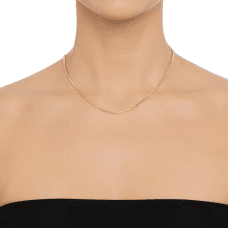 Efva Attling Classy halsband i förgyllt silver