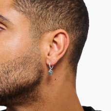 Thomas Sabo Creolörhängen Midnight Rose Silver