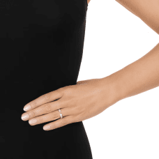 Efva Attling Criss Cross ring silver 