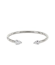 Astrid & Agnes Young Elsa bangle stål/kristall innerdiam. 4.4x3.8 cm