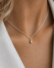 Drakenberg/Sjölin Droplet halsband silver