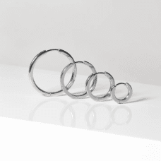 Sif Jakobs Ellera pianura grande örhängen silver