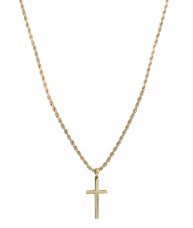 Arock Terry cross halsband guldpläterat stål