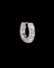 Maria Nilsdotter Eternity Hoop klar kvarts silver
