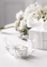 Skultuna BK FLWR ljusstake silverpläterad mässing