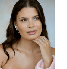 By Sofia Wistam Förälskad ring silver storlek 17