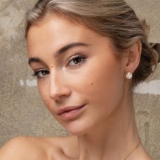 Efva Attling Frö örhänge guldpläterat silver