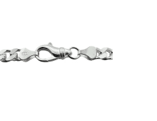 Catwalk collier pansar silver 45 cm