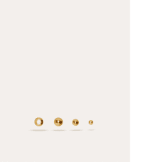 By Sofia Wistam Family kula med cz 1:a generationen guldpläterad mässing