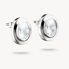 Thomas Sabo Örhängen ovala med cubik zirkon silver