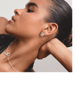 Thomas Sabo Together örhängen med vit zirkonia återvunnet sterling Silver