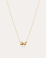 By Sofia Wistam Family halsband guldpläterad mässing