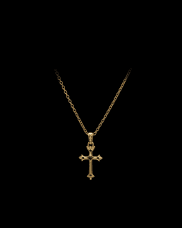 Maria Nilsdotter Devotion halsband i förgyllt silver