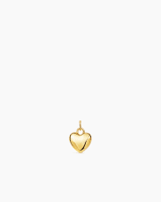 ANI Heart Charm guldpläterad silver